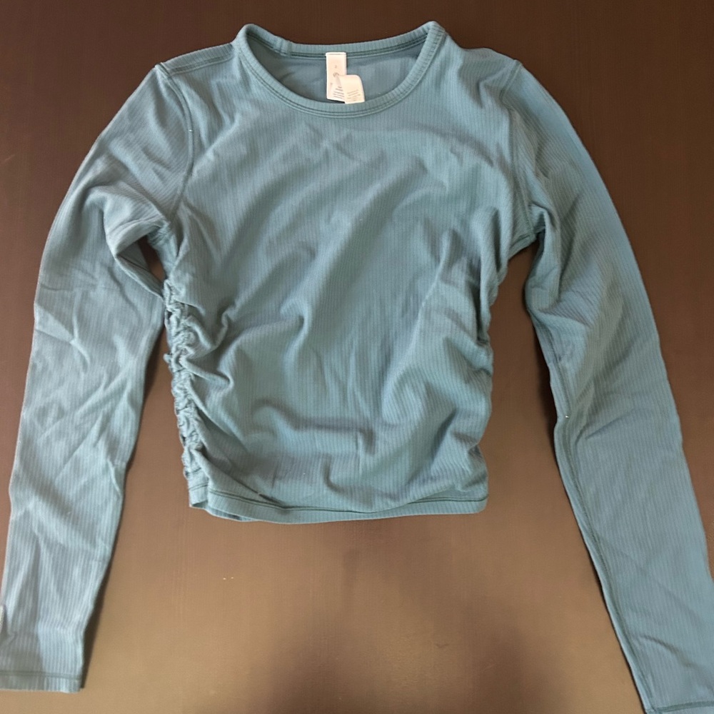 Lululemon Dark Teal Long Sleeve Shirt